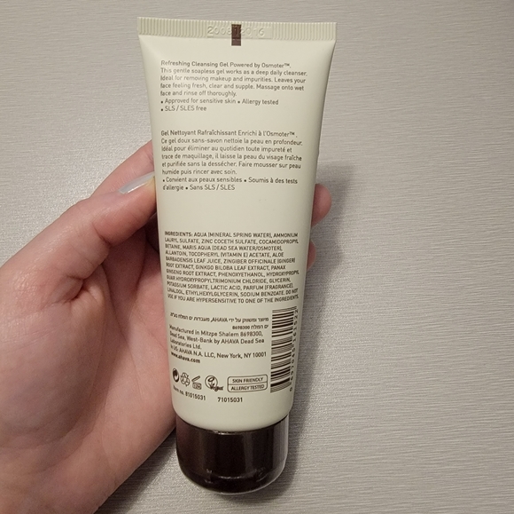 NWT! Ahava! Time to Clear Refreshing Cleansing Gel! 100 mL/ 3.4 fl oz! - Picture 2 of 3